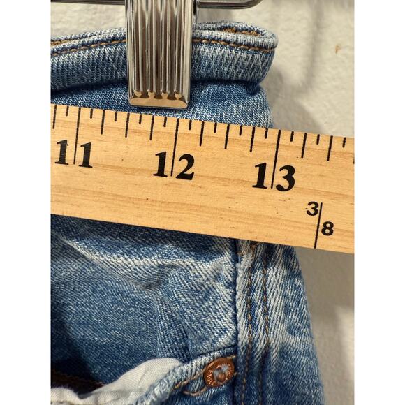 American Eagle High Rise Mom Jean Distressed Y2K Everyday Casual 2 - Picture 5 of 8